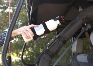 Jeep CJ Fire Extinguisher Holder - Rugged Ridge - Elite - Textured Black - `76-`21 Jeep CJ Fire Extinguisher Holder - Rugged Ridge - Elite - Textured Black - `76-`21